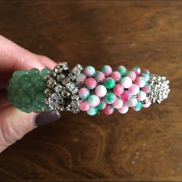 Anthropologie Mixed Media Bangle Bracelet - Picture 4 of 4